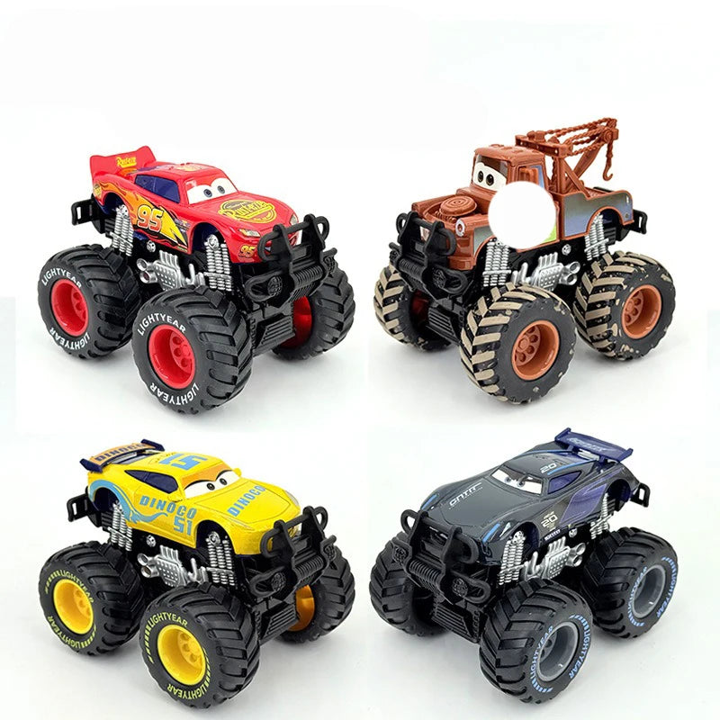2025 Bandai Pixar Cars 3 Mini Mater Hudson Fritter Chick Hicks Airplane Lightning McQueen Alloy Metal Model Toy Children Gift